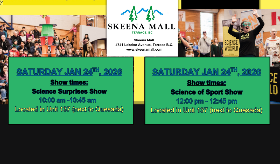 science world on the road jan 24, 2026 at skeena mall